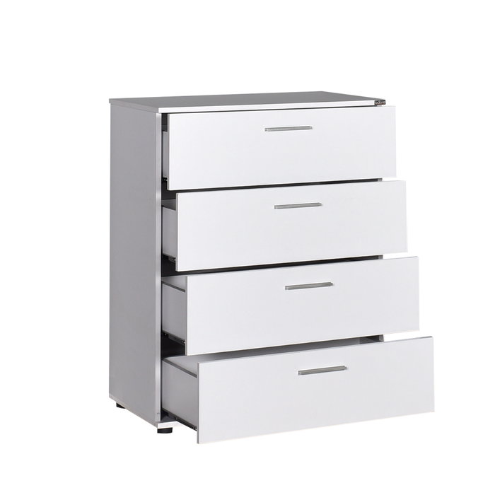Hanah Home Cómoda Sfn-540-Bb-1 con 4 cajones en Blanco